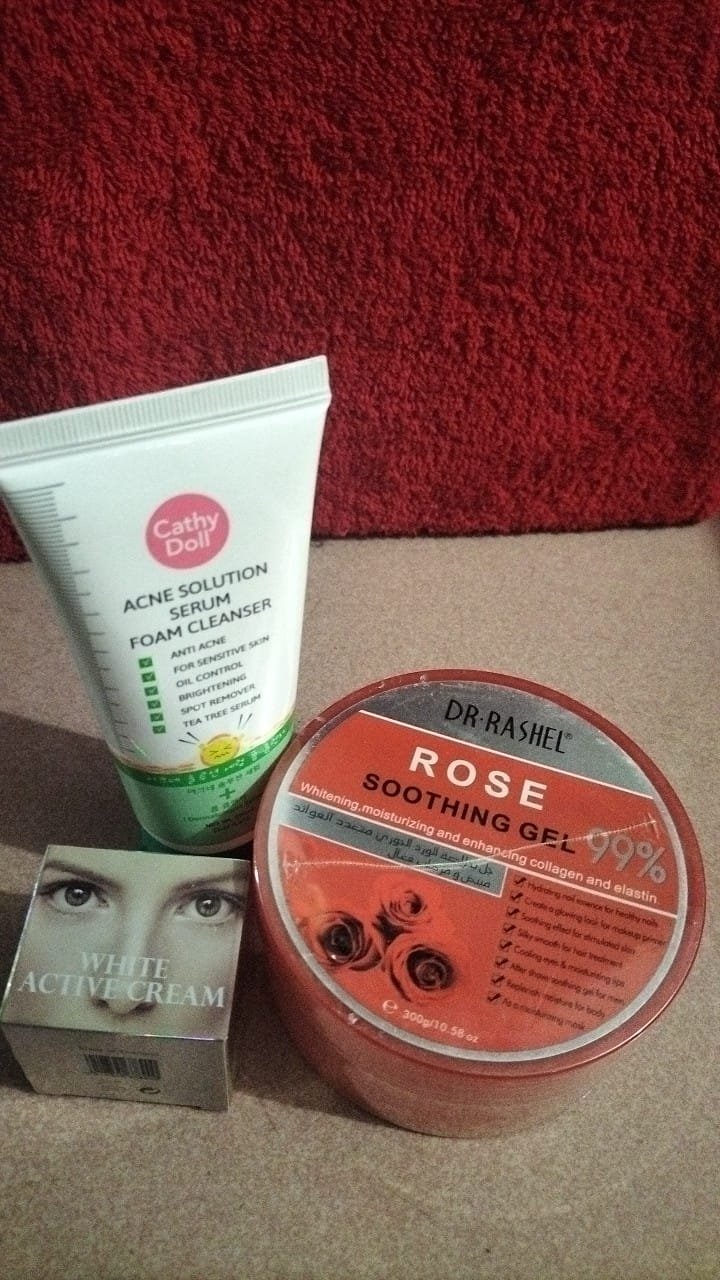 𝐖𝐇𝐈𝐓𝐄 𝐀𝐂𝐓𝐈𝐕𝐄 𝐂𝐑𝐄𝐀𝐌    facwash and soothing gel combo offer